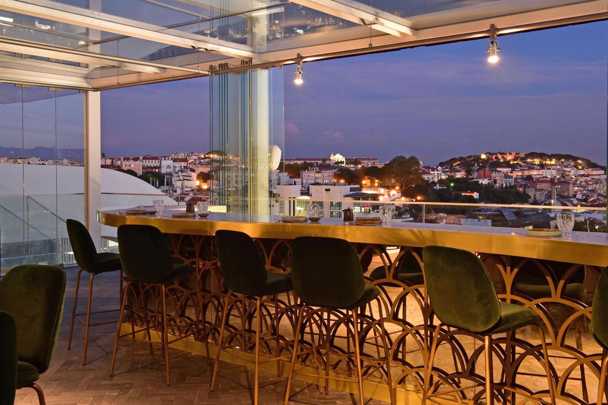 Tivoli Avenida Liberdade Lisboa - A Leading Hotel Of The World Luaran gambar Skyline Bar